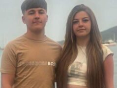 A triste mensagem da mãe depois que a filha adolescente morreu com o namorado no parque de férias quando o terceiro homem foi preso