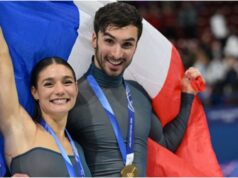 Ouro em dúvida: gol polêmico da França arrasa a dança no gelo