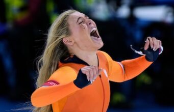 Jutta Leerdam disse ‘vai se foder’ bem alto, e não com a boca. Mas com seus patins