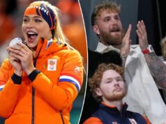 Jutta Leerdam, noiva do patinador de velocidade de Jake Paul, ganha prata nos 500m