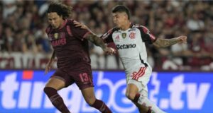 Lanús empatou em 0 a 0 com o Flamengo no jogo de ida da Recopa Sul-Americana