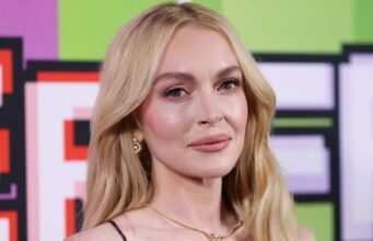 Lindsay Lohan mostra os longos cabelos negros do filho Luai em uma adorável foto rara