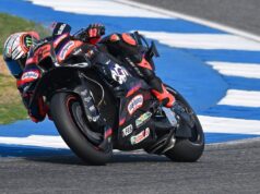O truque técnico da Aprilia que foi destacado durante o teste de MotoGP