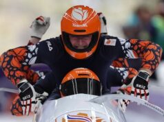 A primeira corrida de bobsled de quatro homens do holandês foi decepcionante e fez com que ele ficasse fora dos dez primeiros.