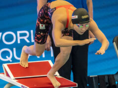 Mio Narita posicionada para continuar subindo no medley