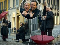 O competidor olímpico de patinação no gelo ficou noivo em Milão no Dia dos Namorados