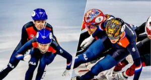 Jens van ‘t Wout está marcando um hat-trick único. As mulheres também têm a chance de ganhar medalhas de ouro em pista curta.