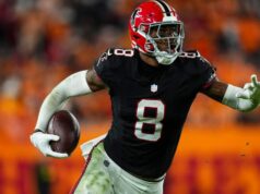 Falcons colocará marca de franquia no tight end Kyle Pitts