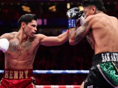 Ryan Garcia derrotou Mario Barrios para ganhar o título mundial dos meio-médios do WBC depois de marcar um knockdown 30 SEGUNDOS de luta