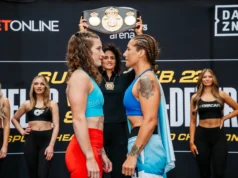 Edith Soledad Mathis derrotou Sammy Worthington, marcando no oitavo round