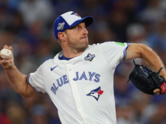 Max Scherzer está voltando para os Blue Jays para dar os últimos retoques em seu caso no Hall da Fama