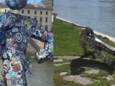 A estátua foi retirada por Cletus e enviada para o Arno de Florença