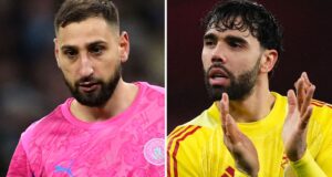 Gianluigi Donnarumma x David Raya: Man City ou Arsenal – quem tem o melhor goleiro na corrida pelo título da Premier League? | Notícias de futebol