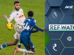 ‘Não intencional’ | Dermot concordou com o pedido do VAR para não permitir que o Leeds empatasse