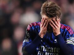 As esperanças de título da Premier League do Arsenal atingiram Brentford, à medida que o padrão familiar de problemas pós-jogo do Man City continua | Notícias de futebol