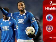 Que mudança! O impressionante hat-trick de Chermiti colocou o Rangers na busca pelo título