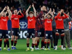 O Real Madrid perde para o Osasuna após gol de Vinicius no minuto final. Ele recebeu assistência do ex-jogador do Ajax Raul Moreau.