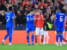 UEFA suspende jogadores do Benfica das competições No jogo contra o Real Madrid, Vinicius sofreu abusos raciais.