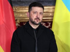 Democratas do Senado se reúnem com o presidente ucraniano, Volodymyr Zelensky