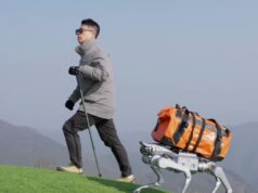 Encontro As2, um cão-robô que não funciona com baterias recebe uma massagem na barriga