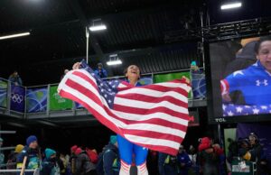 A americana Elana Meyers Taylor desafiou sua idade, ganhando sua primeira medalha de ouro olímpica
