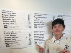 O jogador de golfe William Hudson de St. John Bosco venceu o Servite Invitational