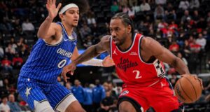 O Slumping Clippers conseguiu 37 pontos de Kawhi Leonard, mas perdeu para o Magic.