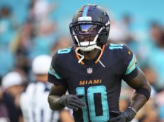 Como esperado, os golfinhos partem de Tyreek Hill