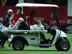 dois minutos em campo e choro inconsolável na derrota para o Argentinos