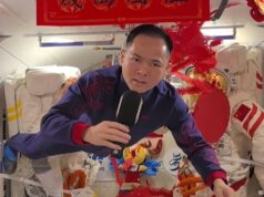 Astronautas chineses gravaram um videoclipe no espaço para celebrar o Ano Novo Lunar de 2026
