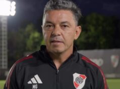 Marcelo Gallardo anunciou em vídeo que deixará de ser técnico do time após treinar contra o Banfield