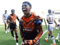 Os Tigers venceram por 44-16 na abertura da temporada no Leichhardt Oval