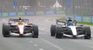 Russell fez uma jogada crucial para ultrapassar Hamilton