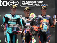 Largou em 14º e na última curva conseguiu seu primeiro pódio em 2026 no GP da Tailândia