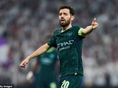 Bernardo Silva faz uma admissão ‘muito sombria’ sobre as chances do Man City de avançar para a Liga dos Campeões após pesada derrota para o Real Madrid, enquanto Pep Guardiola responde às críticas