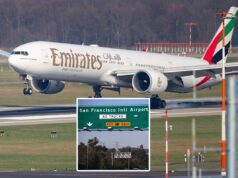 São Francisco dá as boas-vindas ao primeiro voo sem escalas da Emirates vindo do Oriente Médio desde o início da guerra no Irã