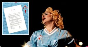 O time de futebol pediu a Madonna que devolvesse sua camisa ao X, e ela deu esta resposta