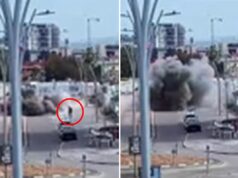 Imagens aterrorizantes mostram ‘ogivas cluster’ iranianas explodindo indiscriminadamente em uma rua israelense, matando uma pessoa