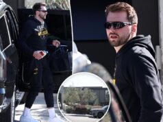 Luka Doncic, do Lakers, parecia calmo do lado de fora do apartamento de solteiro em Manhattan Beach em meio ao drama