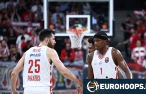 O Olympiacos venceu o Paris por 104 pontos como visitante.