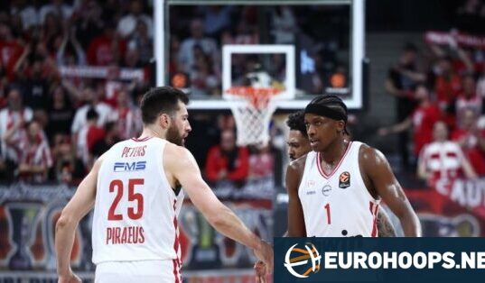 O Olympiacos venceu o Paris por 104 pontos como visitante.