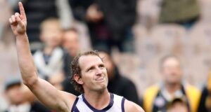 O recordista de jogos do Fremantle Dockers, David Mundy, recebeu uma homenagem ao Hall da Fama da Austrália Ocidental