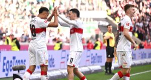 A dupla Undav-Leweling impulsionou o sonho do Stuttgart na Liga dos Campeões contra o Wolfsburg