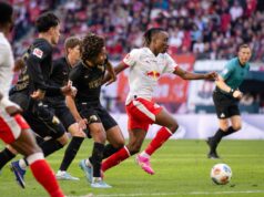 Diomande impulsionou o retorno do RB Leipzig a Augsburg