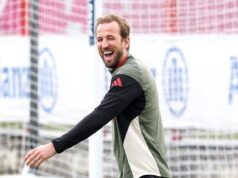 Harry Kane voltou a treinar antes do confronto do Bayern com a Atalanta
