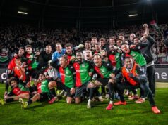 Goffert explode de alegria: NEC vence o PSV em incrível partida de futebol e avança para a final da copa