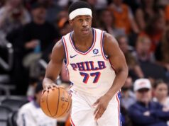 VJ Edgecombe, do 76ers, ficou fora de pelo menos 1 jogo devido a lesão.