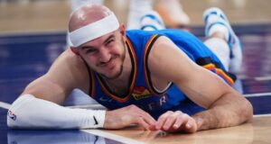 Alex Caruso e Isaiah Hartenstein ficam de fora da vitória do Thunder sobre os Knicks