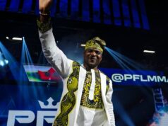 O astro da luta Francis Ngannou foi dispensado pela PFL, agora um agente livre