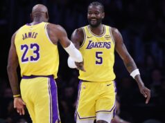 LeBron James, do Lakers, Deandre Ayton vai perder o confronto contra o Pacers.